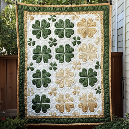 Irish Shamrock Quilted Blanket GFTOTP2301