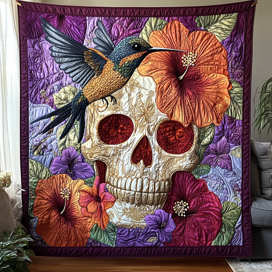 The Hummingbird Requiem Quilted Blanket GFTOTP2322