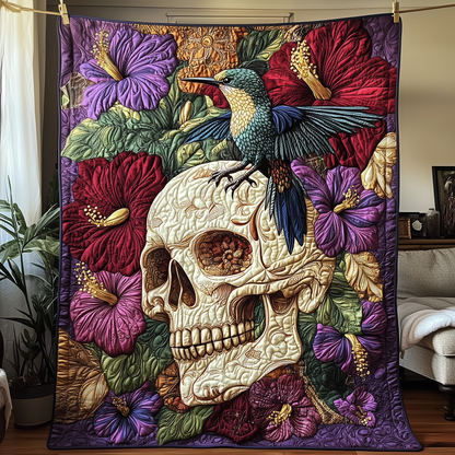 The Hummingbird Requiem Quilted Blanket GFTOTP2325