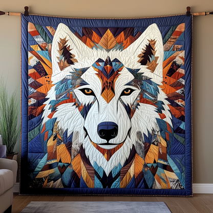 Native Wolf Quilted Blanket GFTOTP2350