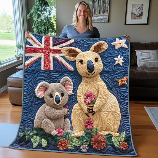 Happy Australia Day Quilted Blanket GFTOTP2676