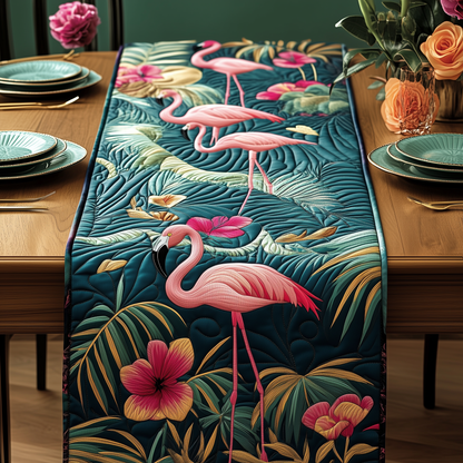 Tropical Flamingo Quilted Table Runner GFTOTP567