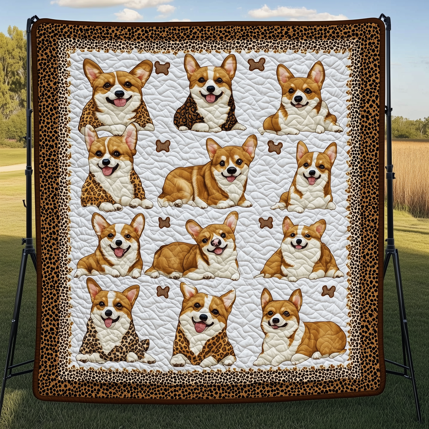 Corgi Lover Quilted Blanket ODTL001