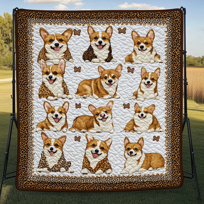 Corgi Lover Quilted Blanket ODTL001